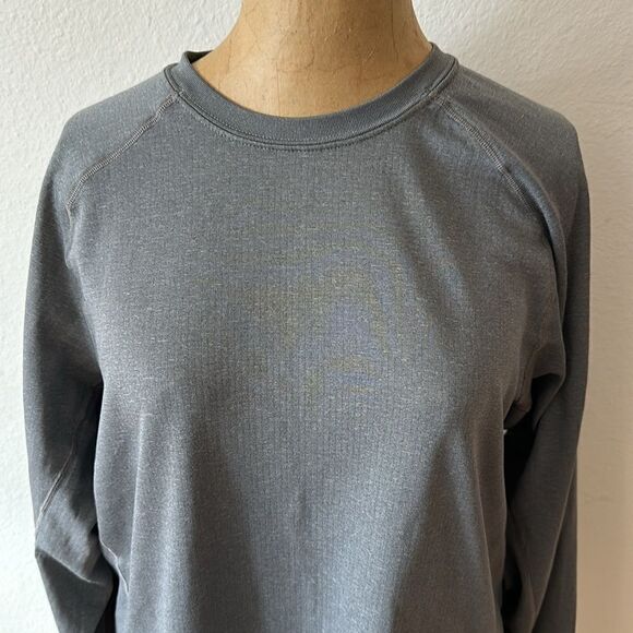 Patagonia sz L Capilene Baselayer midweight grey great pre owned condition - Picture 2 of 9